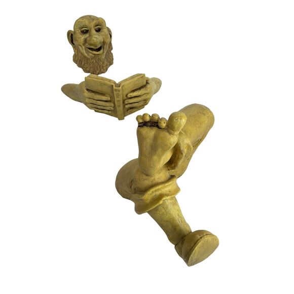 st francis reading bible garden statue yard lawn art 3 piece - Picture 1 of 7